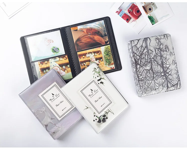64 кармана 3 дюймов фотоальбом книга для Fujifilm Instax Mini пленочная бумага мини 9 8 7s 90 70 25 Кредитная карточка Держатель билетов