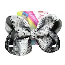 JOJO в европейском и американском стиле гироборд с колесами 8 дюймов двухсторонний-листать с блестками; с бантом; для детей карты заколки весы женские аксессуары для волос 868-j