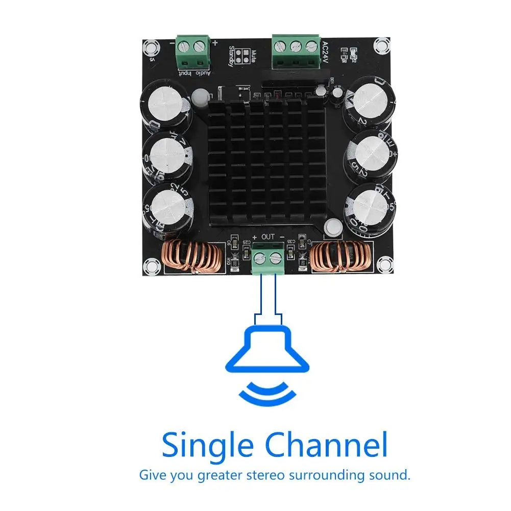 TDA8954 BTL 420 Вт плата цифрового усилителя двойной AC24V большой мощности 420 Вт одноканальный высокоэффективный одноканальный усилитель