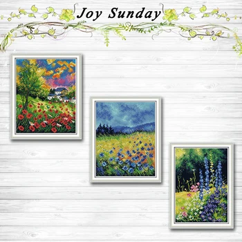 

Beautiful Flowers decor painting dmc 14CT 11CT counted cross stitch kits embroidery set Needlework Set chinese cross stitch