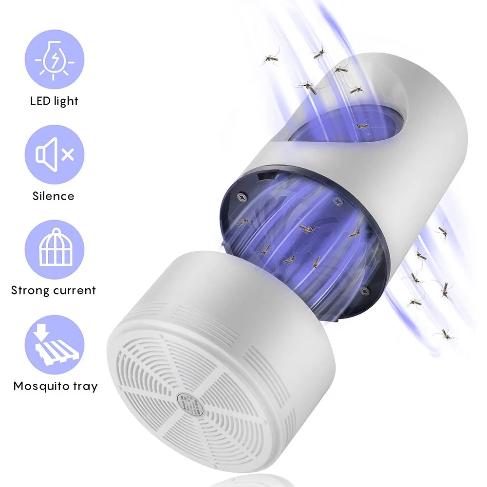 Tanie Lampa LED na komary lampa przeciwko komarom USB moc fotokataliza