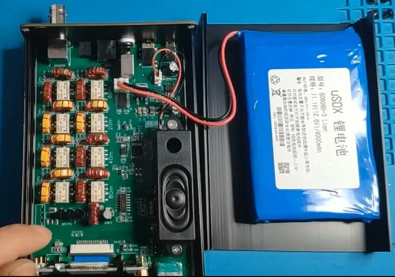 ☆ USDR uSDX+ Plus V2 SDRトランシーバー uSDR uSDX+ V2 SDRトランシーバー 8バンド 全モード 高周波 SSB CW AM