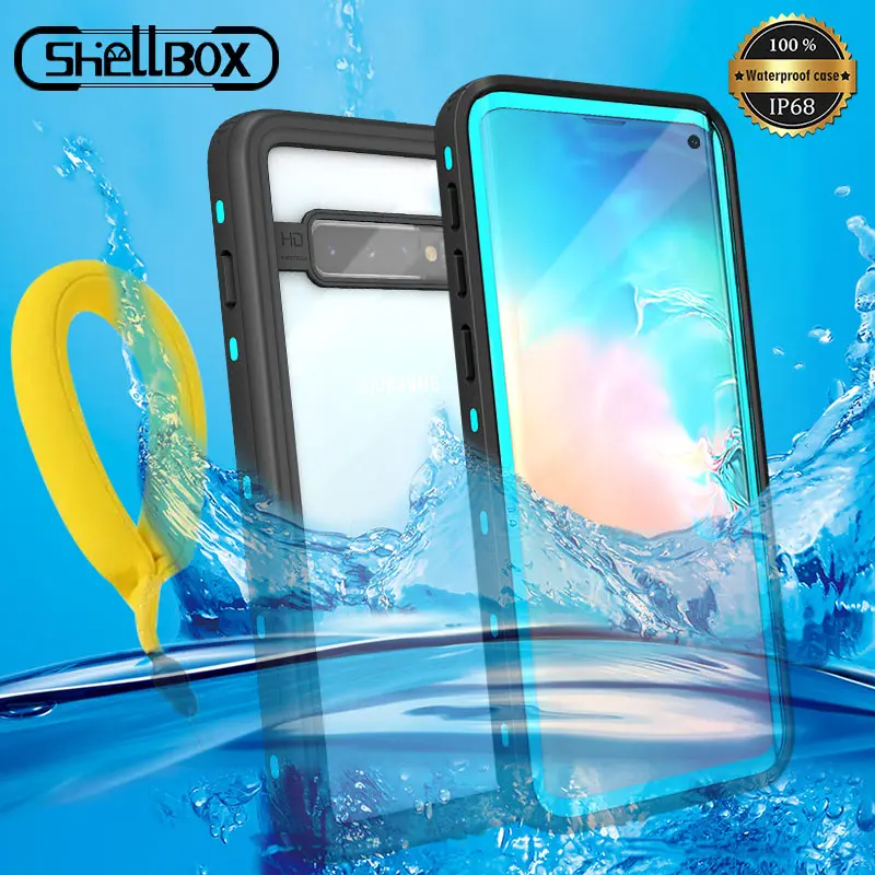 Подводный Водонепроницаемый Чехол IP68 для телефона Samsung Note 10 + Plus S10 S8 S9 Дайвинг