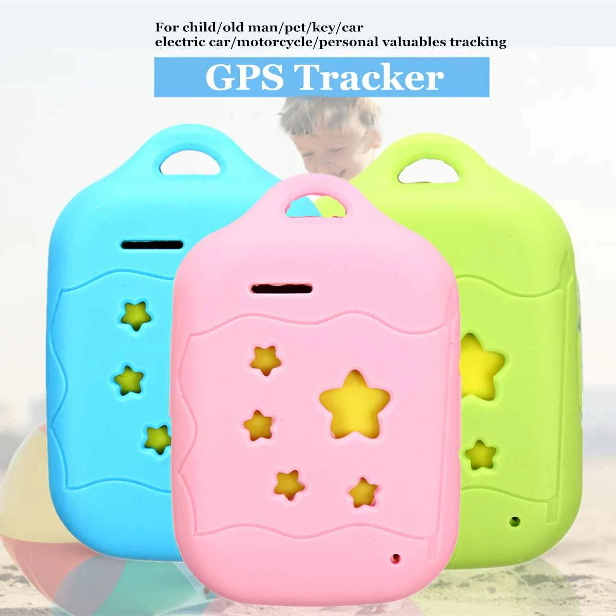 

3 Colors Portable Smart GPS Tracker For Kids Pets Wallet Keys GPS Tracker Waterproof Security Anti-Lost Alarm Locator Finder