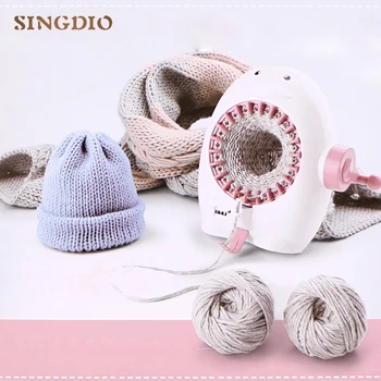 

Penguin Hand Wool Knitting Machine Wool Knitting Machine DIY Yarn Knitting Toy