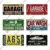 Putuo Decor Garage Licenses Plate Metal Sign Plate Tin Sign Decoration Car Plate for Living Room Door Club Garage Wall Decor