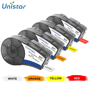 

Unistar M21-750-595-WT M21-750-595-OR/YL/RD Compatible Brady BM.P21-plus Label Vinyl Label Tape 19.05mm for BM.P21-PLUS IDPAL