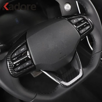 

For Hyundai Cantus Creta ix25 2020 2021 Carbon Fiber Car Steering Wheel Protective Cover Trim Sticker Auto Interior Accessories