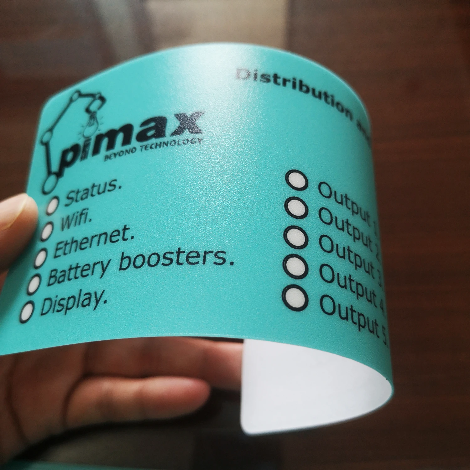 Наклейка на панель заказа 2 цвета печать белой пластиковой карте гранулированная