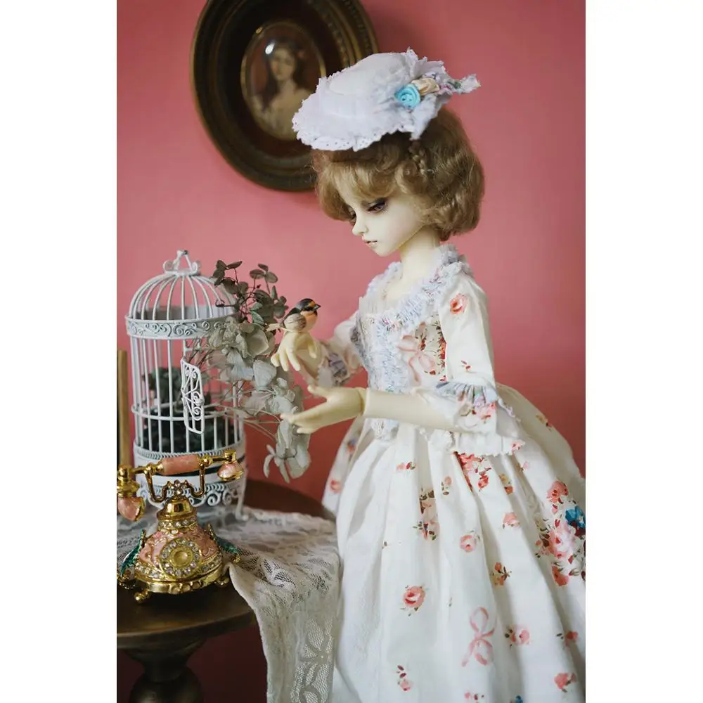 Fantasy Lolita Dress For 1//6 1//4 MSD 1//3 YOSD BJD Doll Dollfie Outfit
