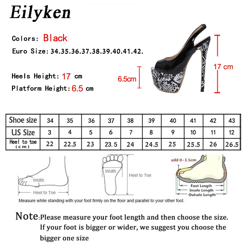 Eilyken/Новинка года; женские туфли-лодочки из змеиной кожи; туфли на платформе с открытым носком на высоком каблуке; женские пикантные туфли-лодочки; туфли для выпускного; свадебные вечерние туфли