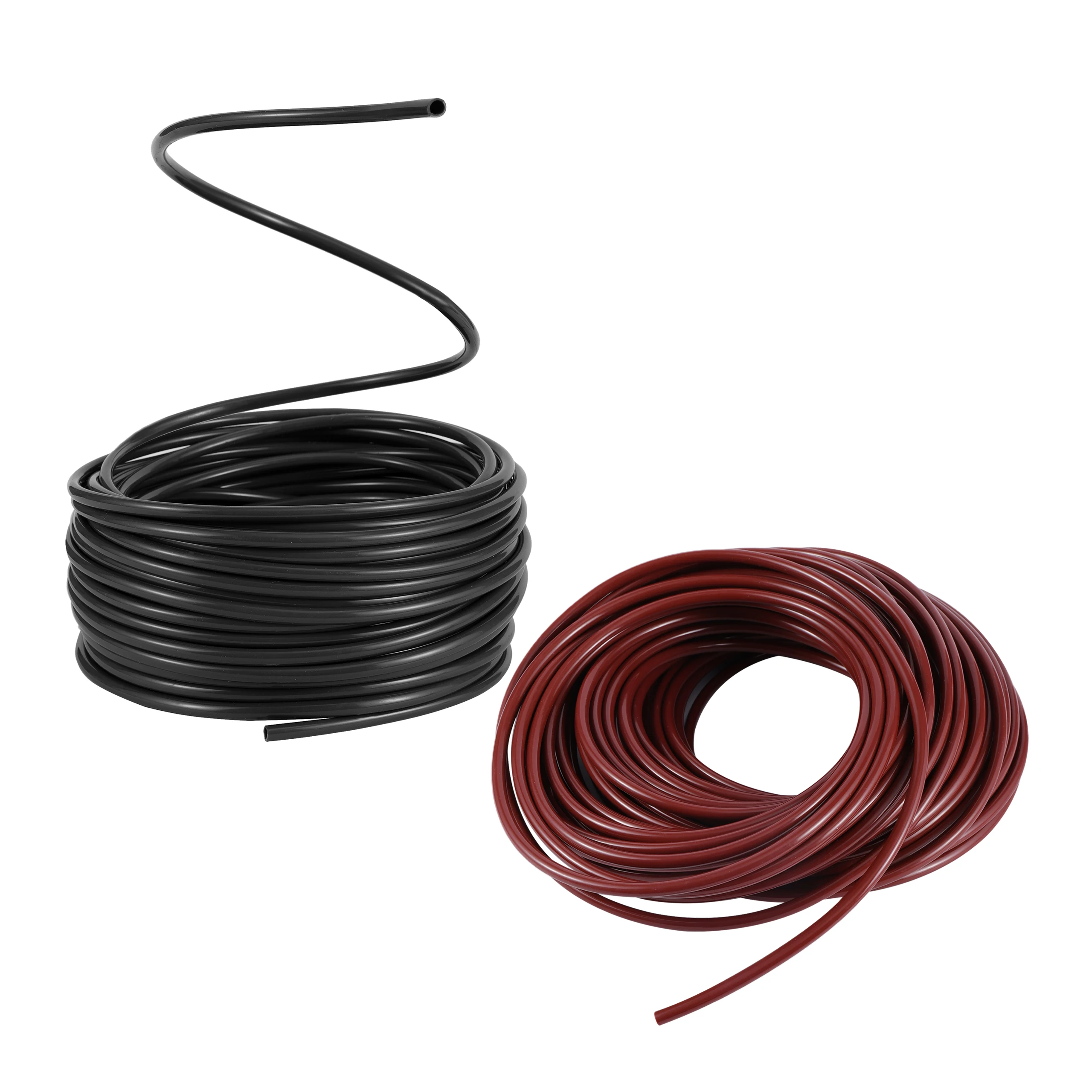 

20/30/40/50/60/70/80M 4/7mm PVC Hose 1/4'' Micro Drip Irrigation Pipe Lawn Garden Greenhouse Water Tubing Black Brown Optional