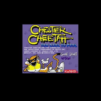 

Chester Cheetah - Too Cool to Fool NTSC Version 16 Bit 46 Pin Big Gray Game Card For USA Game Players