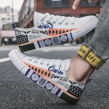 

Sneakers Men Casual Shoes Trend Lace-up Breathable Man Fashion Shoes Outdoor Spring Flat Shoes Zapatillas Flats For Men Loafers