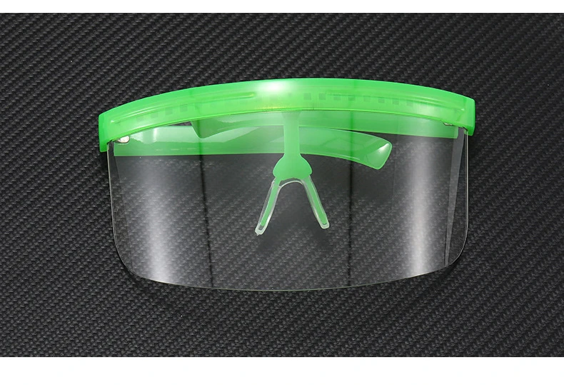 Oversized Windproof Mask Goggles Sunglasses Women  Fashion One Piece Rimless Sunglasses Men Outdoor UV400 Crystal Glasses O960