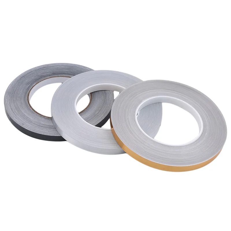 0.5*5000cm Silver/Gold Adhesive Floor Tile Strip Seam Sticker Waterproof Wall Gap Sealing Tape Copper Foil | Обустройство дома