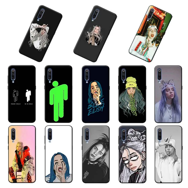 Billie Eilish для samsung galaxy a50 a70 a30 a40 a20 s8 s9 s10 plus Мягкий силиконовый чехол телефона |