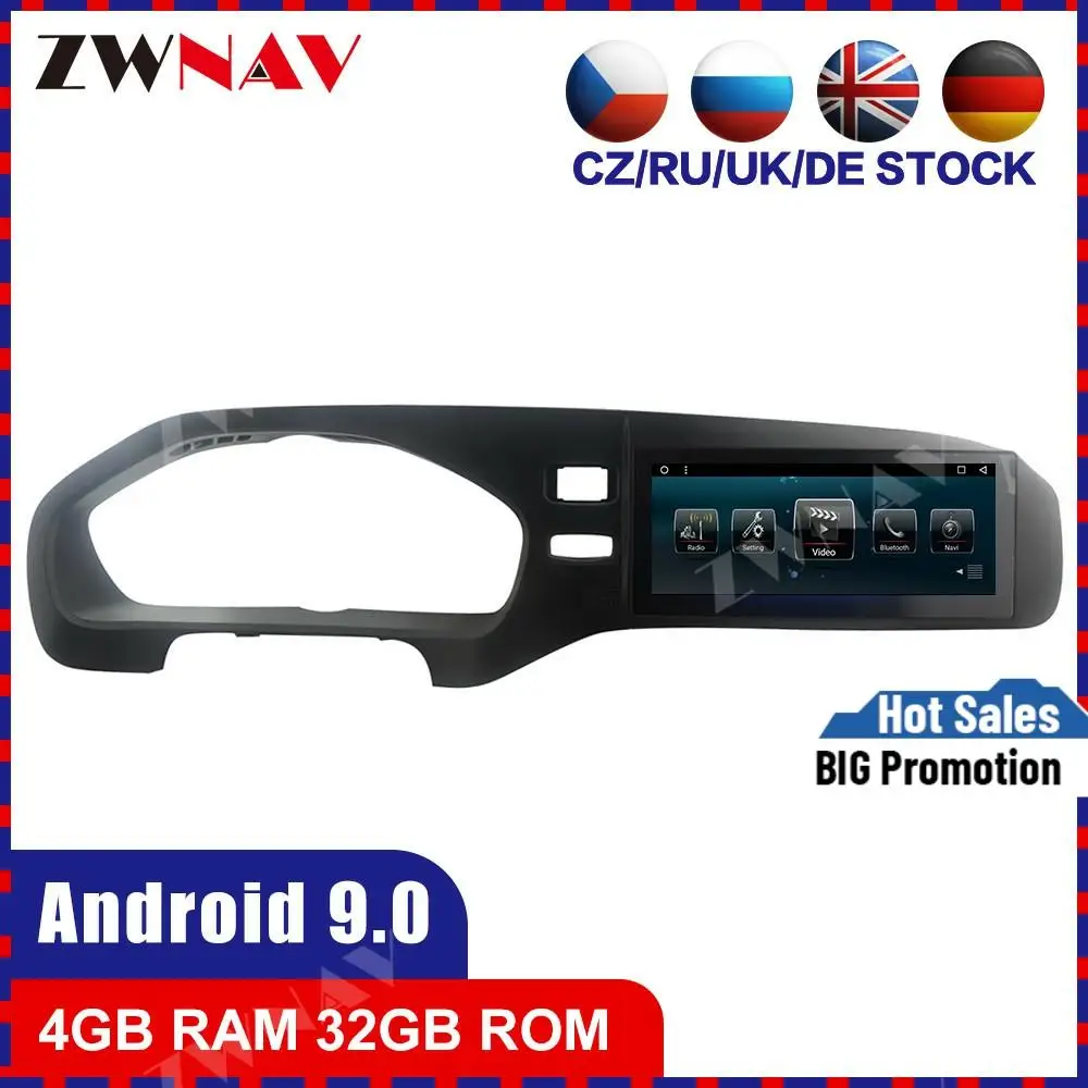 Автомобильный мультимедийный плеер с сенсорным экраном Android 9 для Volvo V40 2013-2019 GPS | Автомагнитолы -4000943733073