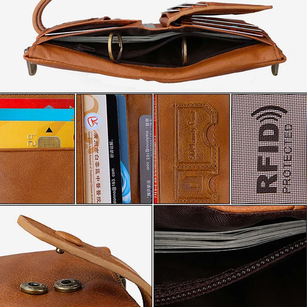 new Anti-theft Automatic Credit Card Coin Purse Men Aluminum Wallet Back Pocket ID Card holder Blocking Mini Magic Wallet#p2