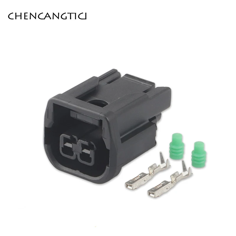 

2sets 2 Pin Sumitomo Automotive Headlight Wire Connector Plastic Electrical Plug Cable Harness Socket 6189-7408 For Civic Accord