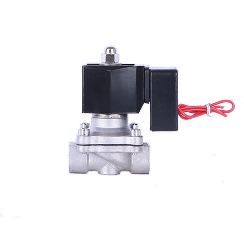 3/8 дюймовый электромагнитный Электрический водяной клапан 220v 12v Нержавеющая сталь нормально закрытый нежаркий