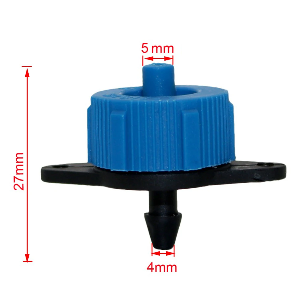 Emitter 4mm Barb Pressure Compensating Dripper 4L/H 8L/H Agriculture tools Greenhouse Irrigation Dripper 30 Pcs garden dripper,drip irrigation