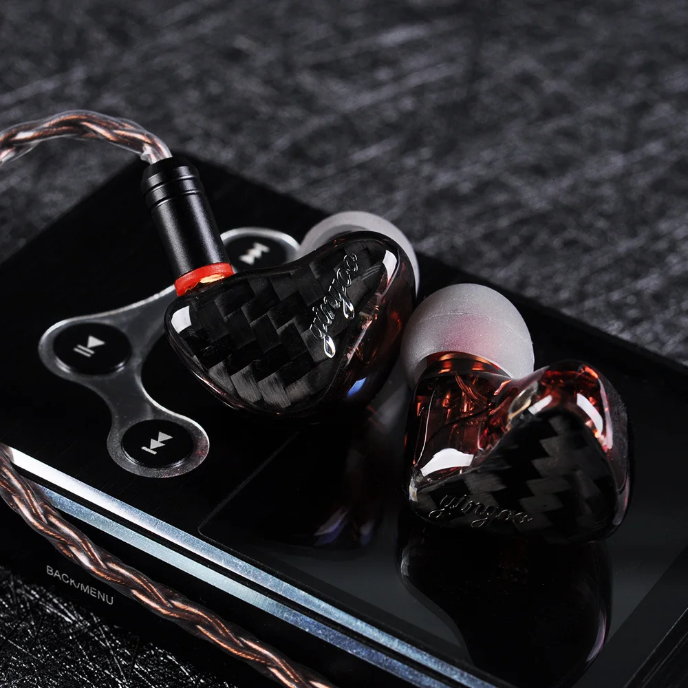 Yinyoo HX4 3BA+ 1DD драйверы гибридные наушники в ухо HIFI DJ монитор бег спортивные наушники вкладыши с MMCX