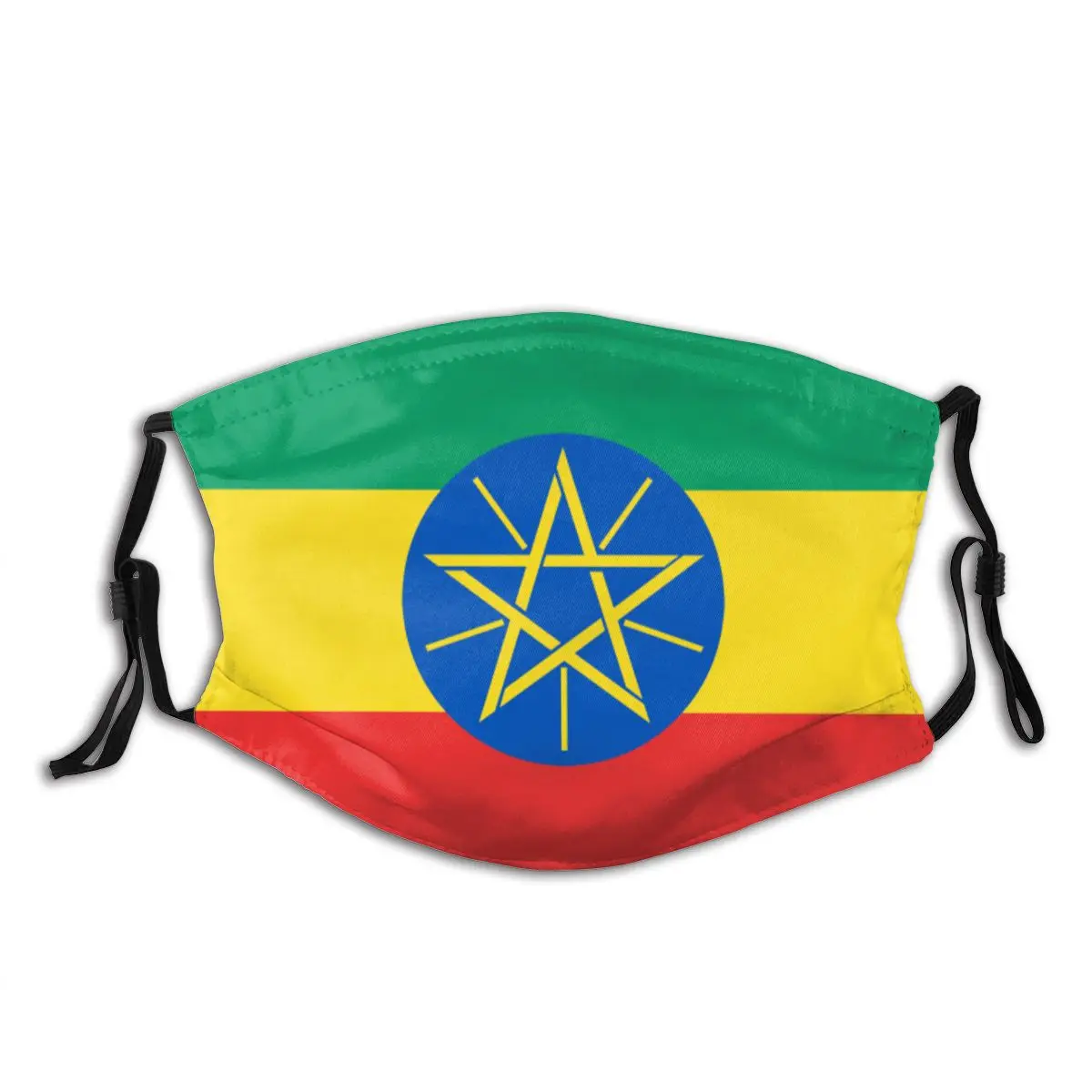 

Ethiopia Flag Face Msak With Filter