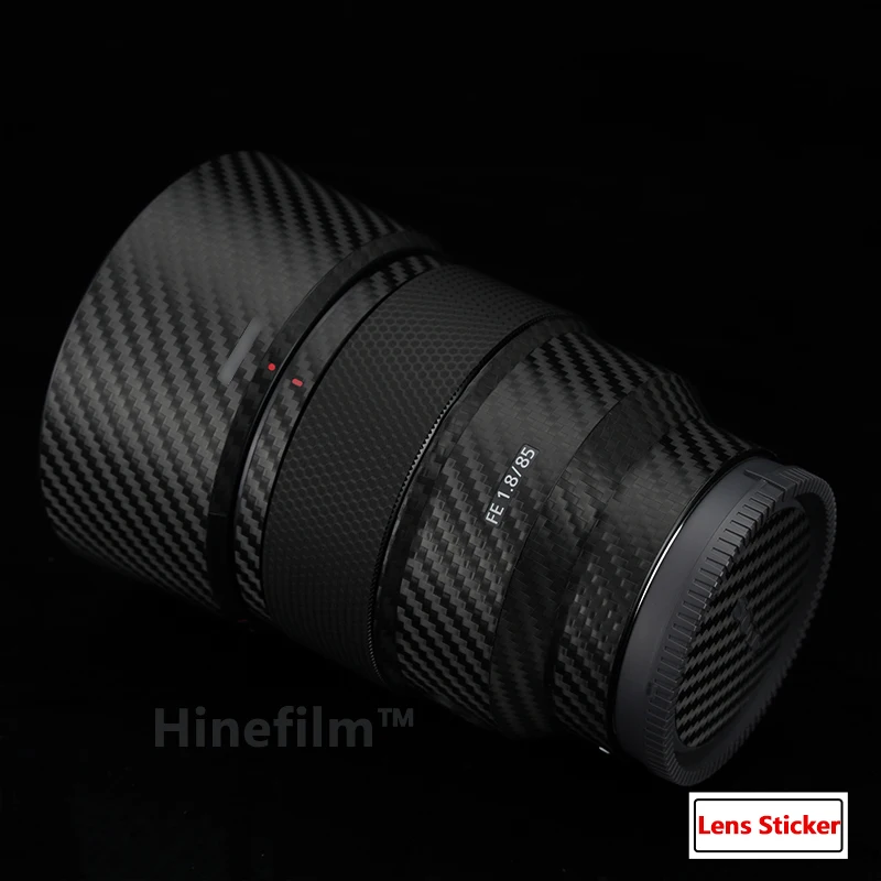 Protetora para Sony Premium Decalque Pele Película fe 85mm F1.8 Lente Protetor Anti-risco Capa Filme Adesivo Sel85f18 - Image 4