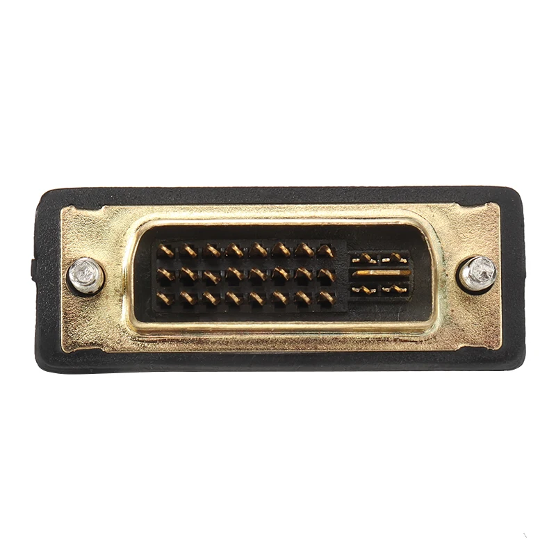 Новинка DVI I адаптеры Black Dual Link (24 + 5 pin) Стандартный переходник папа HDMI мама для HDTV LCD