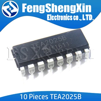 

10pcs/lot TEA2025B TEA2025 DIP-16 STEREO AUDIO AMPLIFIER IC