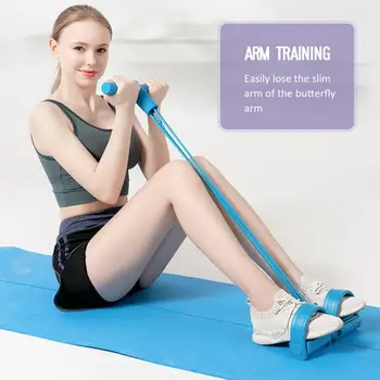 

Home Gym Pedal Exerciser Multi-Function Resistance Bands Bandas Elastic Fitness Equipment Tension Rope Fitness Rope Pull Bands