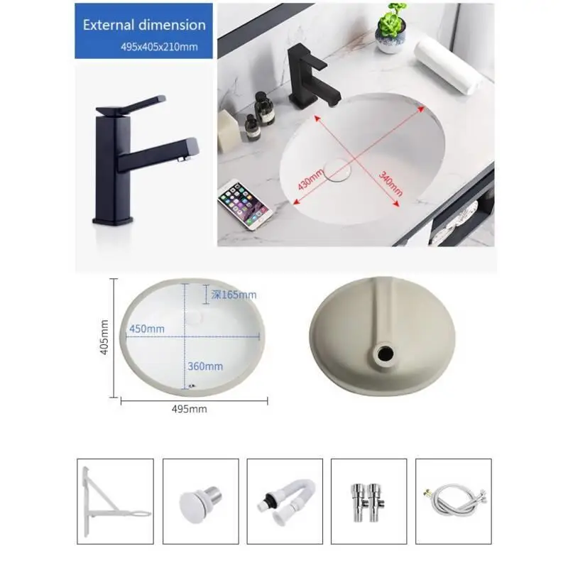 Пиа де Lavatorio Vanity Waschbecken черный Da Appoggio Wasbak Fregadero Banyo раковина для ванной Lavabo Cuba Banheiro умывальник - Цвет: Number 3