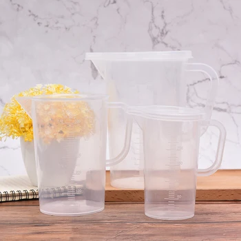 

Kitchen Measuring Cup PP Plastic Cone Measuring Cup Round Digital Thick Handle Kichen Tool For Cooking 250/500/1000ml