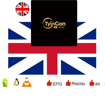

TyinGon android tv box Support UK IPTV support English iptv