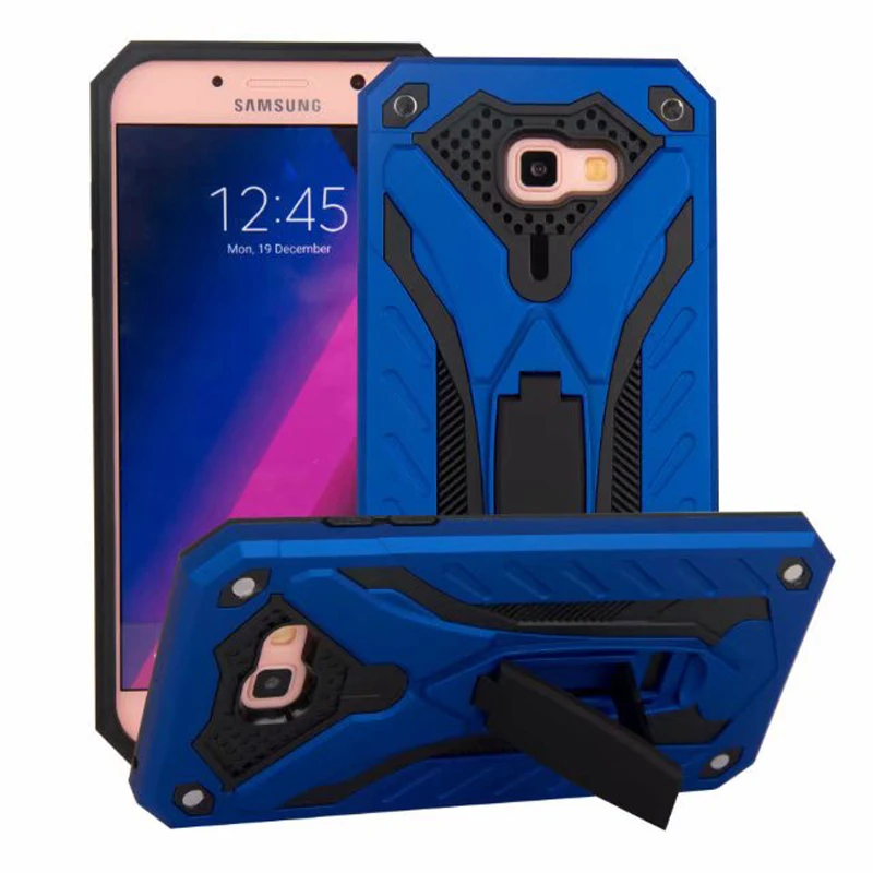 Чехол, чехол, чехол для Samsung Galaxy A7 A750 edge TPU armor защита от падения Автономный Кронштейн, чехол для телефона