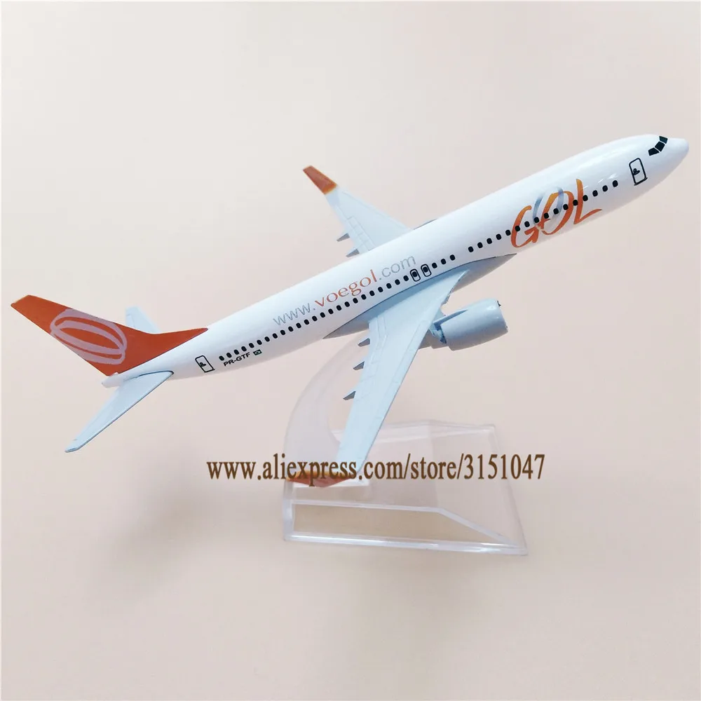 Легированный Металл Air Brazil Gol B737 Airlines модель самолета Voegol Boeing 737 Airways подставка для