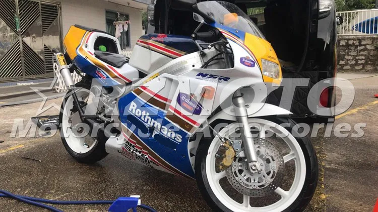 ABS мотоцикл обтекатель комплект для HONDA NSR250 PGM3 1990-1993 год кузов литья под давлением Магазин № 1369