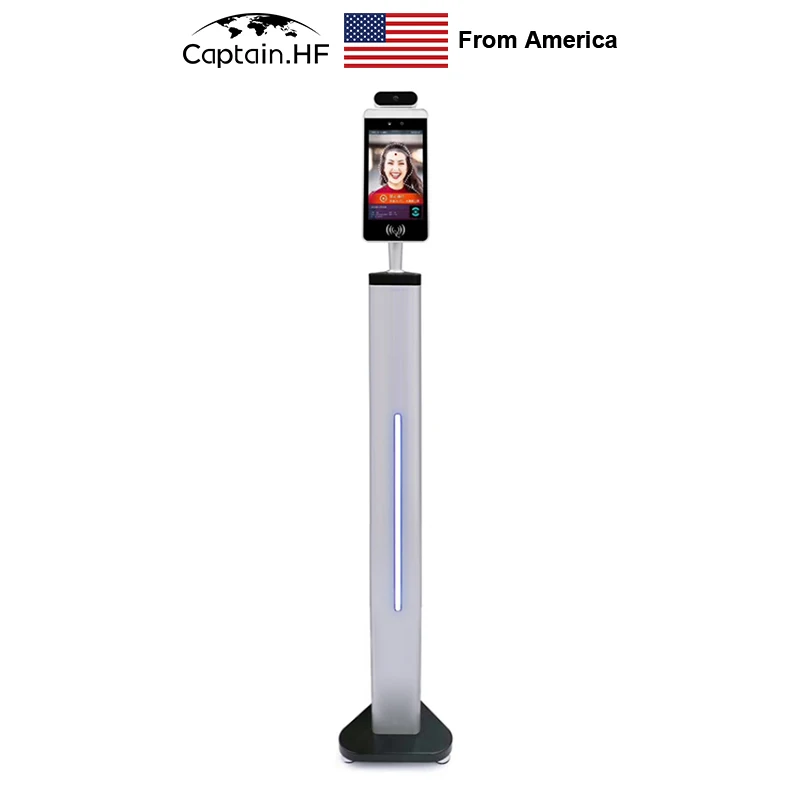 US Captain Face Recognition Temperature Measuring Integrated Machine, Access Control System, Gate Infrared Therminal, by Face ID