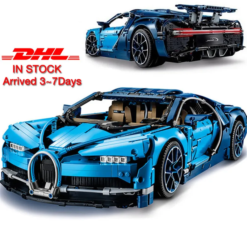 

In stock Technic Race Car Building Blocks Bricks Legoed Technic 42083 42056 10220 Christmas Gift Bugattied Car Chiron