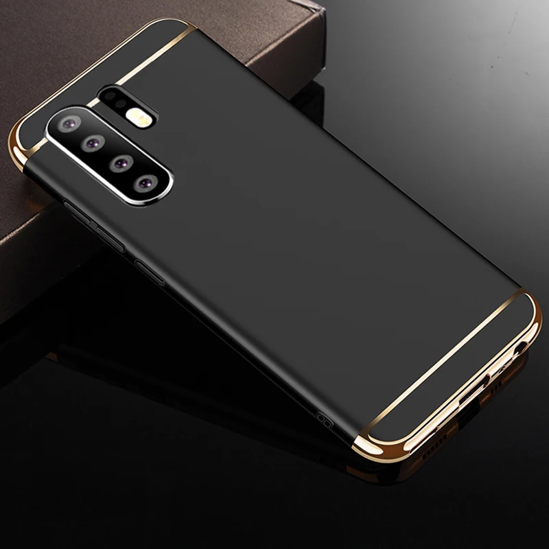 Kainuen жесткий пластиковый чехол для телефона etui, coque, чехол, чехол для huawei p30 pro lite nova 4e p 30 p30pro p30lite аксессуары - Цвет: Black