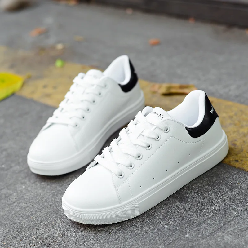 

Korean-style Street Snap White Shoes Female Spring 2019 New Style Versatile Harajuku Students Shoes WOMEN'S Shoes Sports Casual