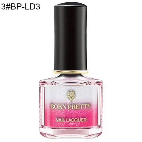BORNPRETTY Температура Цвет изменить градиент блестящие, дизайн ногтей Гель-лак для декора ногтей лак Макияж Косметика Красота расходные материалы - Цвет: 3