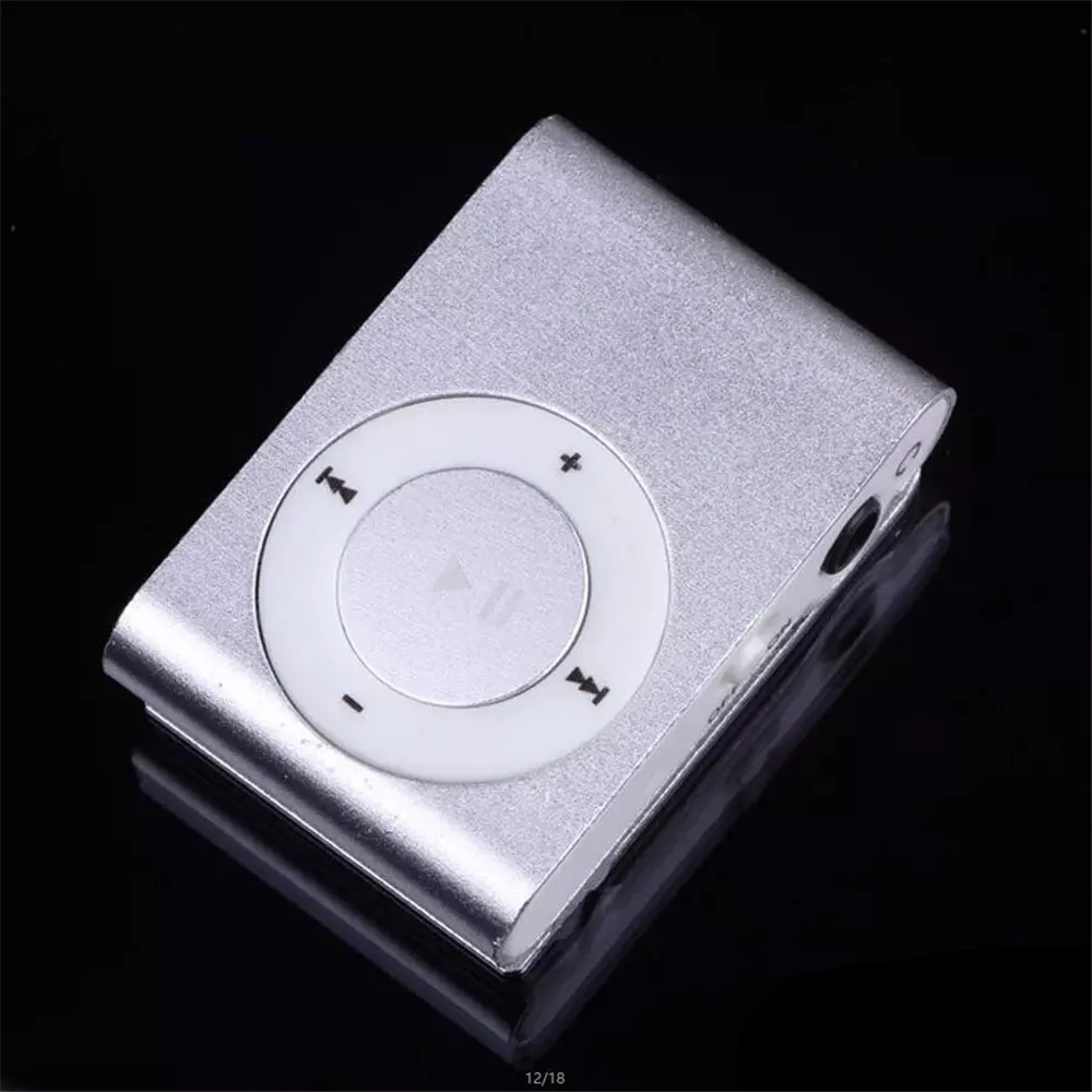 Самый дешевый usb металлический мини-клип mp3-плеер Спортивный Портативный музыкальный цифровой TF/SD слот-плеер mp 3 плеер карта работает цифровой