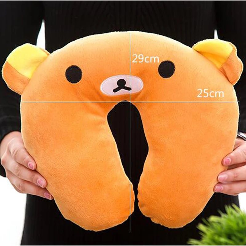 Baby Pillow Multi-Animals Design Plush Super Soft Kids Headrest   Neck Protector Travel Toys for 0-4 Years YYT101