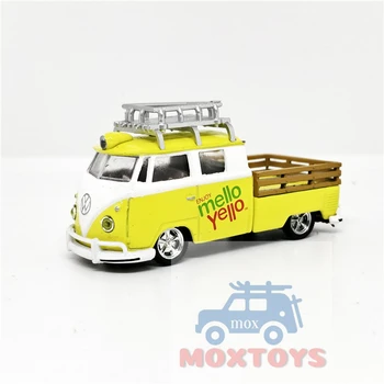 

M2 1:64 1960 VW Double Cab Truck Diecast Model Car Loose