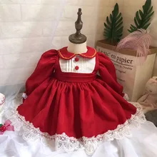 Платье; платье принцессы с кружевом; красное праздничное платье; Пышное Платье; платье для девочек