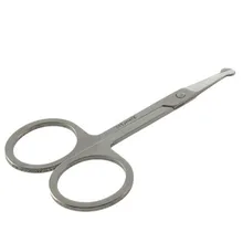 Новые ножницы для стрижки волос серьги из нержавеющей стали триммеры для удаления вырезанные инструменты красоты изогнутые лезвия безопасно и безболезненно обрезать волосы носа