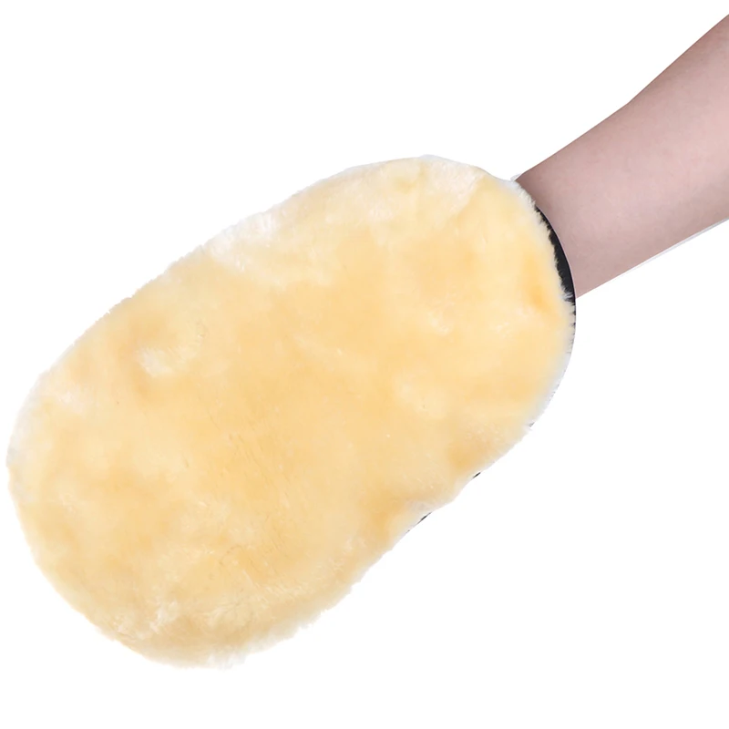 Coral Fleece Velvet Car Cleaning Sponge Wash Gloves Waterproof Cloth Household Gloves Glass Dust Household 1 Pcs