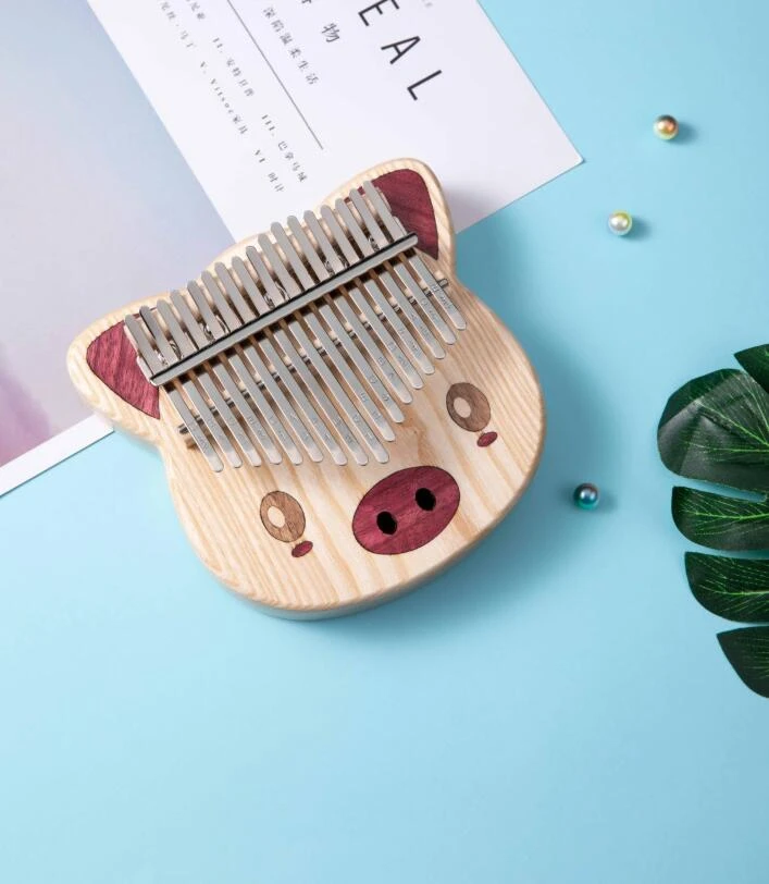 17 key Kalimba африканское красное дерево акации палец пальца фортепиано ключ твердой